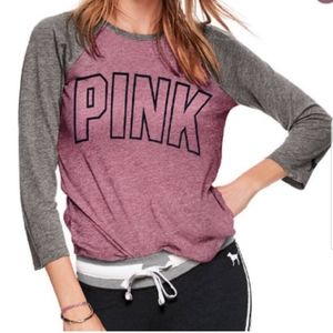 3/4 baseball t-shirt by Victoria's Secret PINK